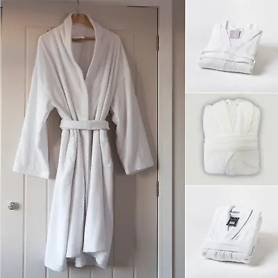 Luxury Bathrobe Unisex Cotton Waffle Terry Men's Women's Unisex Dressing Gown • £26.99