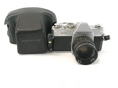 RARE PATENT PENDING MAMIYA SEKOR 500 DTL CAMERA MAMIYA SEKOR 50mm F/2 LENS As Is • $29.99