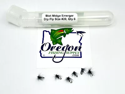 Biot Midge Emerger Dry 6 Fly Various Sizes-FREE Shipping All Additional Items! • $7.48