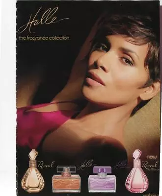 2012 Magazine Print Ad For Halle Fragrance Collection Features Sexy Halle Berry • £2.19