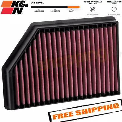 K&N 33-5098 Replacement Air Filter For 2020-2023 Silverado/Sierra 2500/3500 HD • $81.21