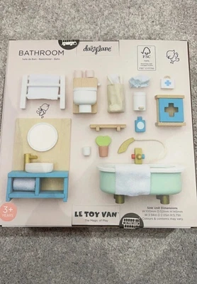 £18.90 • Buy Le Toy Van Dolls House Furniture Bathroom