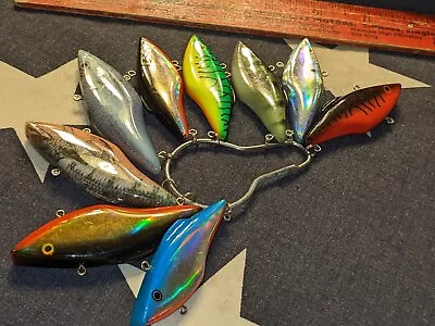 Salesman's Sample Ring Of Berkely Frenzy Rattle Fishing Lures -great Collectible • $24.99