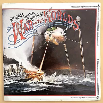 JEFF WAYNE 'The War Of The Worlds' Double Vinyl LP CBS 1978 Feat Richard Burton • £20