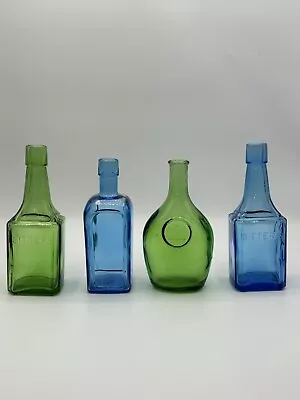 Vintage Wheaton NJ Miniature Glass Bottles Lot Of 4 • $18