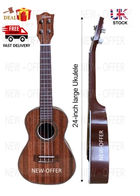 £15.99 • Buy 24inch BROWN UKULELE BEGINNER GUITAR CHILDREN KIDS MUSICAL INSTRUMENT CHILD XMAS