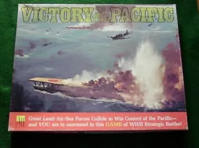 AH Avalon Hill 1977 : VICTORY IN The PACIFIC Game - WW2 Naval War (75% PUNCHED) • $159.99