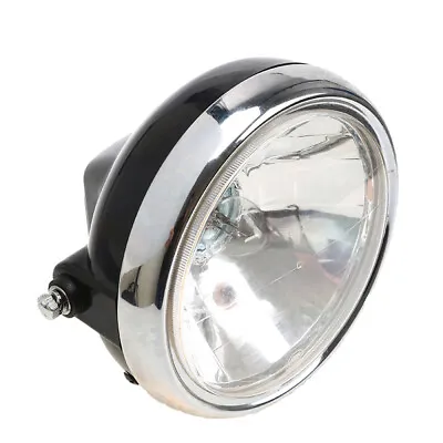 7inch 12V Universal Headlight Motorcycle Front Lamp High Low Beam Black • $32.71