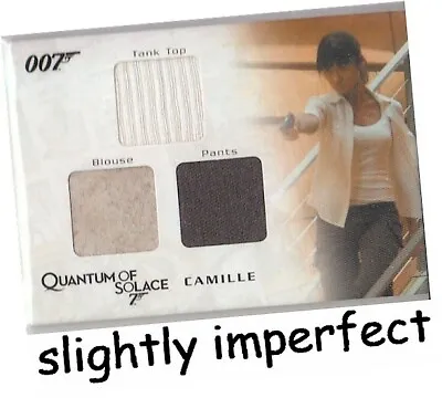 James Bond Archives 2009 - QC05 Camille Triple Costume Card 245/475 - IMPERFECT • £30