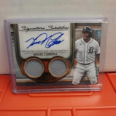 🔥🔥🔥2023 Topps Museum Signature Swatches 24/25 Miguel Cabrera Auto🔥🔥🔥 • $31