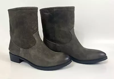 Women's Carlo Pazolini Vera Gomma Leather Boots Made In Italy Sz 37 US 6.5 New • $45