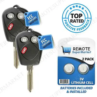 2 Replacement For SFU1008552 2005 2006 2007 2008 2009 Saab 9-7x Remote Key Fob • $59.95