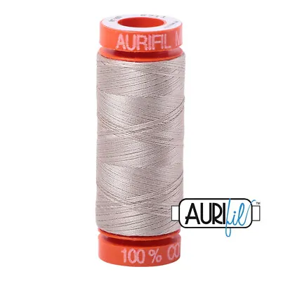 Aurifil Thread Mako 50wt 100% Cotton Small Spools 220 Yds Each -Choice Of Colors • $4.25