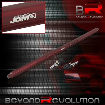 For 1992-2000 Civic Hatchback Red Rear C-Pillar Strut Body Frame Stiff Brace Bar • $46.99