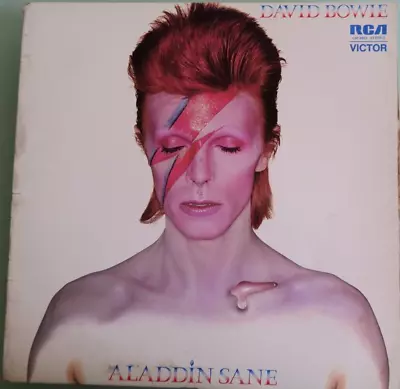 David Bowie Aladdin Sane Australia 1st Issue 12'' Vinyl Lp 1973 Orange RCA • $59.99