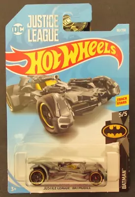 Hot Wheels 2019 Justice League Batmobile Metallic Grey • $8.99