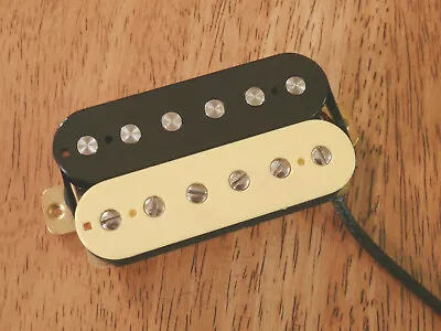 High Output Bridge Humbucker Pickup Zebra Alnico 5 Magnets 4 Four Conductor Wire • $23.99