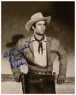 $9.99 • Buy CLINT WALKER Screen Actor Legend Photograph 8x10 Autograph RP