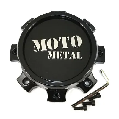 Moto Metal G-Black Center Cap 6-3/4 OD Dually Closed For MO995 1079L171FMOGB-H44 • $35