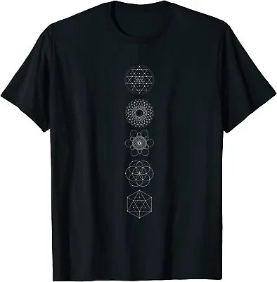 NEW LIMITED Sacred Geometry Symbols Of Ancient Mysticals Wonders T-Shirt S-3XL • $23.99