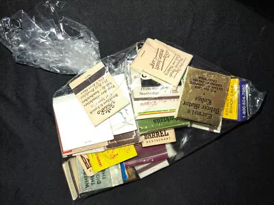 LOT OF 38 VINTAGE MATCH BOOKS AND BOXES - 90% Unstruck • $12