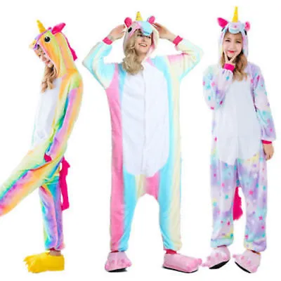 £16.99 • Buy Onesie00 Adult Pikachu Pokemon Go Unicorn Costume Fleece Pyjamas Bodysuit  