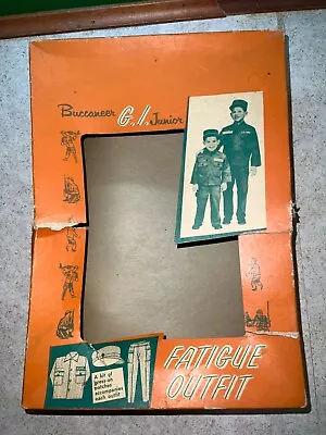 Vintage Buccaneer GI Junior Masquerade Halloween Costume Fatigue Box+ Homemade • $0.01