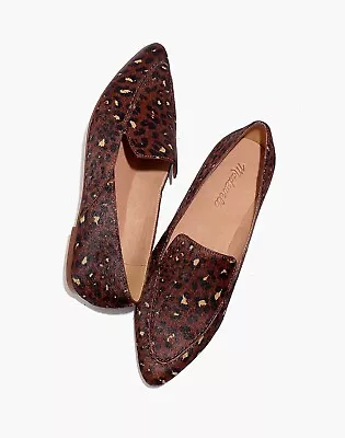 Madewell The Frances Skimmer In Painted Leopard Calf Hair 8 • $23.99