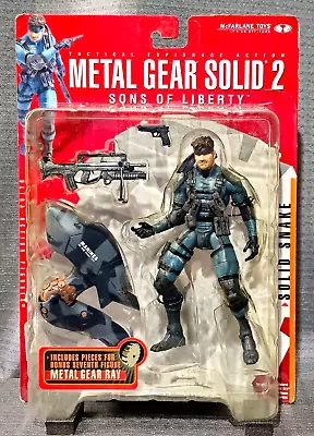 Mcfarlane Toys Metal Gear Solid 2 Sons Of Liberty Solid Snake Action Figure • $100