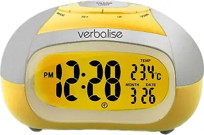 Verbalise Talking Alarm Clock With Temperature Announcement VTC-02 • £24