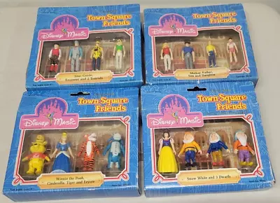 Vintage Disney Magic Town Square Friends Lot Of 4 Sets Nib Sears 1988 Characters • $39.99