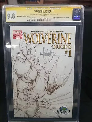 Wolverine Origins 1 CGC SS 9.8 Michael Turner Sketch Variant  • $399