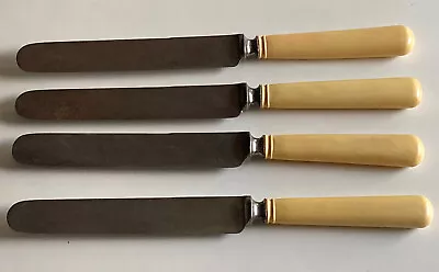 Vintage Set Of 4 Meriden Cutlery Co Connecticut Bakelite Handled Knives Knife • $27.72