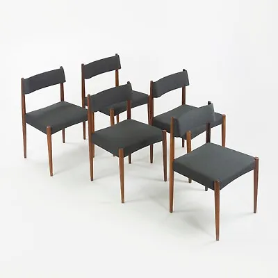 Set Of 5 Knud Faerch Bovenkamp Dining Chairs Netherlands New Upholstery Danish • £3013.14