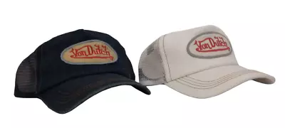 Double Dutch  - TWO Von Dutch Originals Denim Trucker Hats • $41.22