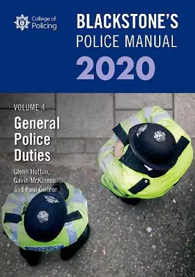 £24.40 • Buy Blackstone's Police Manuals Volume 4: General Police Duties 2020, Very Good Cond