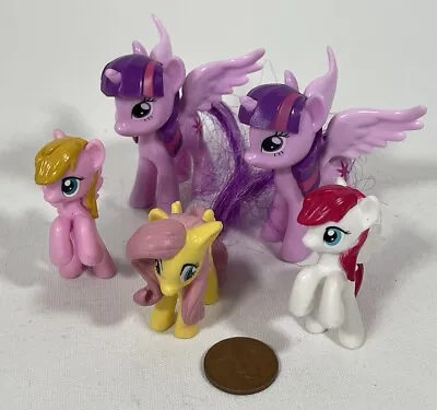 My Little Pony Hasbro  G4 Mini Figures Princess Twilight Fluttershy  Cake Topper • £7.95