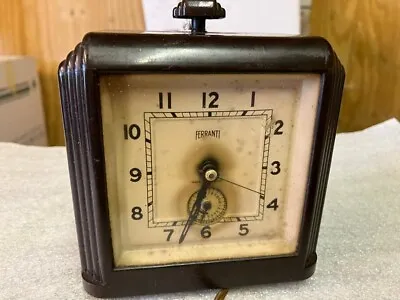 Vintage Ferranti  Bakelite Mantelpiece Clock • £20