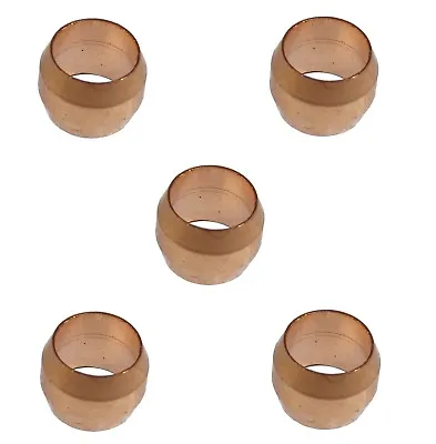 £2.99 • Buy 6mm Copper Olives (5 Pack) For Compression Plumbing Fittings