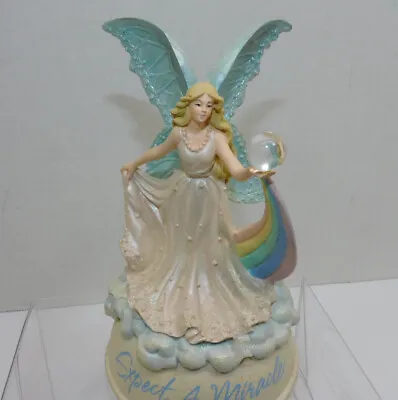 Marjorie Sarnat San Francisco Music Box Co. RAINBOW ANGEL Crystal Music Box • $37.95