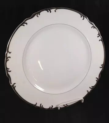 Mikasa Marlboro Platinum Trim Dinner Plate 10-1/2” MIKMAR • $9