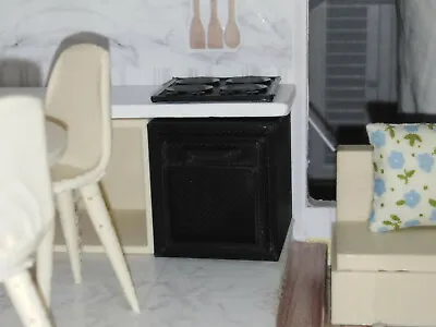 £6.99 • Buy Oven And Hob Dolls House 1:24 Scale (3D Printed)