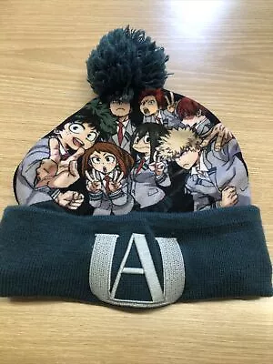 Anime My Hero Academia Embroidered Logo Midoriya Deku Izuku Green Unisex Beanie • $18.39