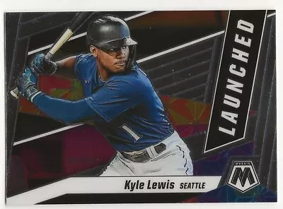 2021 Panini Mosaic Baseball Kyle Lewis - Seattle Mariners - Launched #L8 -a1 • $0.99