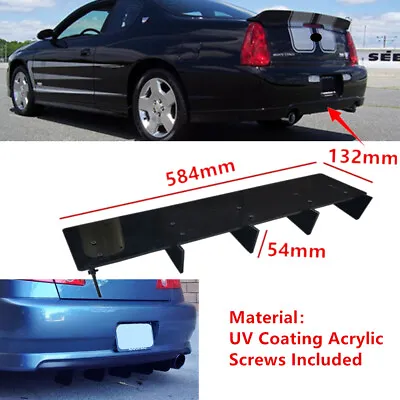 23x5  Fit For Chevy Monte Carlo 00-07 Rear Bumper Lower Diffuser Fin Splitter  • $40.45