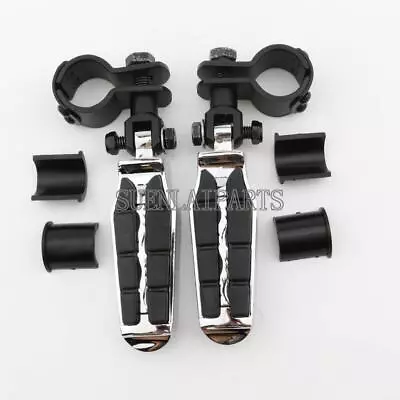 Highway Crash Bar Foot Peg Mount Clamp For Kawasaki Vulcan VN 900 1500 1600 1700 • $61.34