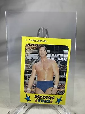1986 Monty Gum Super Wrestling Stars Chris Adams #2 • $10