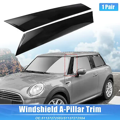 1 Pair Left Right Windshield A Pillar Panel For Mini Cooper 07-15 No.51137272583 • $44.99