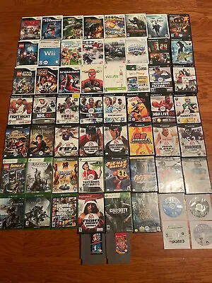Video Game Lot (gamecube Wii Ps2 Xbox One/360 Nes) New/used. Pick And Choose • $3.99
