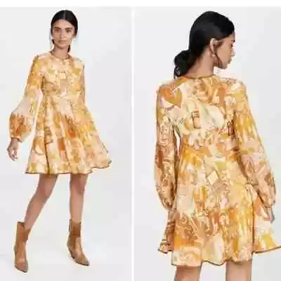 Zimmermann Long Sleeve Mini Dress • $315
